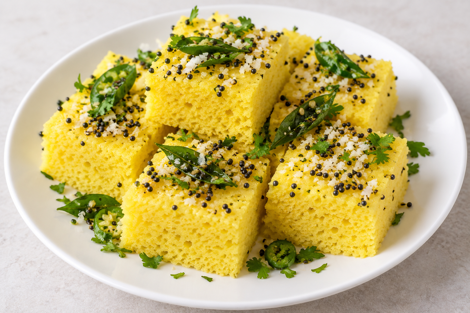 Moong Dal Dhokla