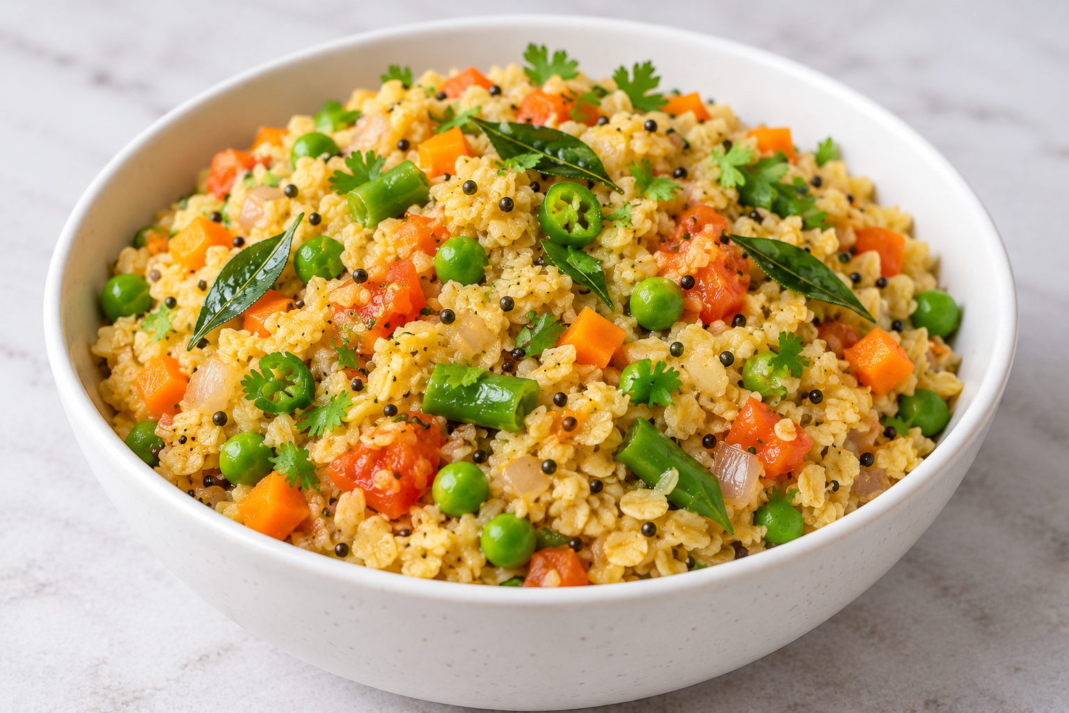 Vegetable Oats Upma