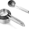 Stainless Steel Measuring Cups & Spoon Combo for Healthy Kitchen - Image 4