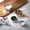 Stainless Steel Measuring Cups & Spoon Combo for Healthy Kitchen - Image 3