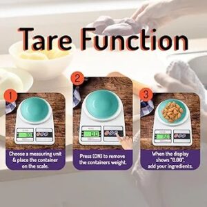 Atom Weight Machine for Kitchen, Digital Scale with LCD Display