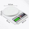 Atom Weight Machine for Kitchen, Digital Scale with LCD Display - Image 2
